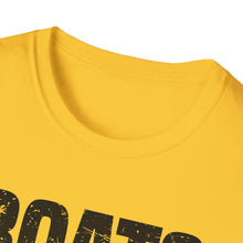 Load image into Gallery viewer, Boats Well With Others Official Credit Card Captain Softstyle T-Shirt