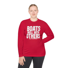 Load image into Gallery viewer, Boats Well With Others Official Credit Card Captain Lightweight Long Sleeve Tee