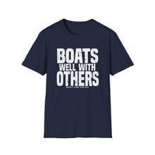 Load image into Gallery viewer, Boats Well With Others Official Credit Card Captain Softstyle T-Shirt