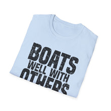 Load image into Gallery viewer, Boats Well With Others Official Credit Card Captain Softstyle T-Shirt