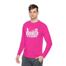 Load image into Gallery viewer, I'm a Hooker on the Weekends Bass Design Funny Credit Card Captain Long Sleeve Tee