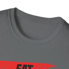 Load image into Gallery viewer, Eat, Sleep, Fish, Repeat Official Credit Card Captain Softstyle T-Shirt