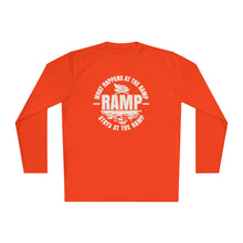 Load image into Gallery viewer, What Happens at the Ramp Stays at the Ramp Official CCC Funny Unisex Lightweight Long Sleeve Tee