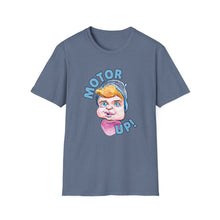 Load image into Gallery viewer, HayHay Says, "Motor Up!" Official Credit Card Captain Softstyle T-Shirt