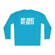 Load image into Gallery viewer, My Boat My Rules Official Credit Card Captain Funny Long Sleeve Tee