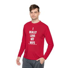 Load image into Gallery viewer, I Really Love My Wife Funny Credit Card Captain Long Sleeve Tee