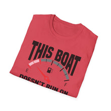 Load image into Gallery viewer, This Boat Doesn't Run on Thanks Funny Credit Card Captain Softstyle T-Shirt