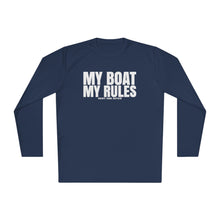 Load image into Gallery viewer, My Boat My Rules Official Credit Card Captain Funny Long Sleeve Tee