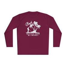 Load image into Gallery viewer, Beach Better Have My Money Metal Detector Funny Lightweight Long Sleeve Tee