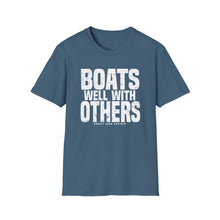 Load image into Gallery viewer, Boats Well With Others Official Credit Card Captain Softstyle T-Shirt