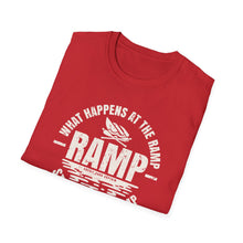 Load image into Gallery viewer, What Happens at the Ramp Stays at the Ramp Official CCC Funny Unisex Softstyle T-Shirt