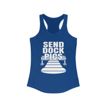 Load image into Gallery viewer, Send Dock Pics Funny Credit Card Captain Women's Racerback Tank