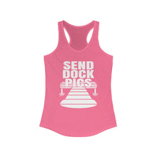 Load image into Gallery viewer, Send Dock Pics Funny Credit Card Captain Women's Racerback Tank