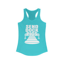 Load image into Gallery viewer, Send Dock Pics Funny Credit Card Captain Women's Racerback Tank