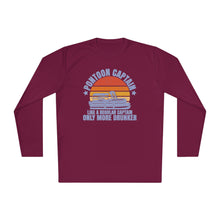 Load image into Gallery viewer, Pontoon Captain, Like a Regular Captain Only More Drunker Funny Credit Card Captain Lightweight Long Sleeve Tee