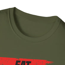 Load image into Gallery viewer, Eat, Sleep, Fish, Repeat Official Credit Card Captain Softstyle T-Shirt