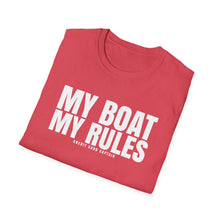 Load image into Gallery viewer, My Boat My Rules Official Credit Card Captain Funny Softstyle T-Shirt