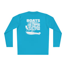 Load image into Gallery viewer, Boats Are Like Strippers Funny Official Credit Card Captain- T-Top Design Long Sleeve Tee
