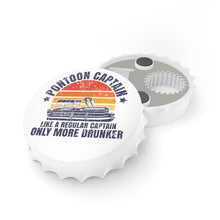 Load image into Gallery viewer, Pontoon Captain, Like a Regular Captain Only More Drunker Funny Credit Card Captain Bottle Opener