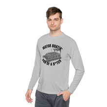 Load image into Gallery viewer, Motor Boatin' Son of a B*tch Funny Credit Card Captain Long Sleeve Tee