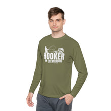 Load image into Gallery viewer, I'm a Hooker on the Weekends Bass Design Funny Credit Card Captain Long Sleeve Tee