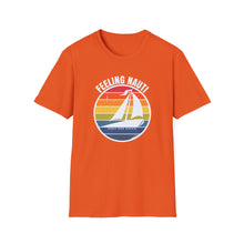 Load image into Gallery viewer, Feeling Nauti Sailboat Official Credit Card Captain Softstyle T-Shirt
