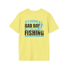 Load image into Gallery viewer, It's Never a Bad Day When You're Fishing Marlin Design Official CCC Softstyle T-Shirt