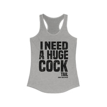 Load image into Gallery viewer, I Need a Huge Cocktail Funny Credit Card Captain Women's Racerback Tank