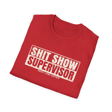 Load image into Gallery viewer, Sh*t Show Supervisor Official Credit Card Captain Funny Softstyle T-Shirt