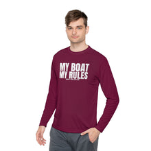 Load image into Gallery viewer, My Boat My Rules Official Credit Card Captain Funny Long Sleeve Tee