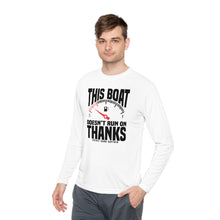 Load image into Gallery viewer, This Boat Doesn't Run on Thanks Funny Credit Card Captain Long Sleeve Tee