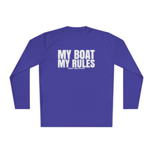 Load image into Gallery viewer, My Boat My Rules Official Credit Card Captain Funny Long Sleeve Tee