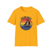 Load image into Gallery viewer, Feeling Nauti Sailboat Official Credit Card Captain Softstyle T-Shirt
