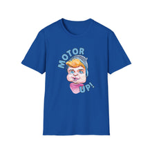 Load image into Gallery viewer, HayHay Says, "Motor Up!" Official Credit Card Captain Softstyle T-Shirt