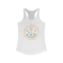Load image into Gallery viewer, Credit Card Captain Official Broken Anchor Colored Logo Women's Racerback Tank