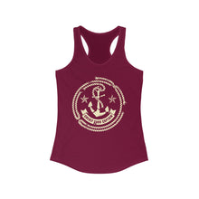 Load image into Gallery viewer, Credit Card Captain Official Broken Anchor Logo Women's Racerback Tank