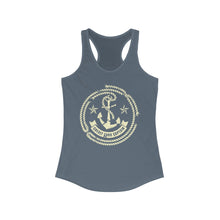 Load image into Gallery viewer, Credit Card Captain Official Broken Anchor Logo Women's Racerback Tank