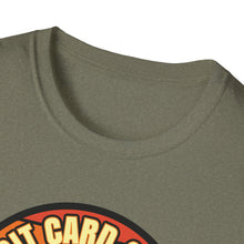Load image into Gallery viewer, Sunset Under The Bridge Pontoon Dispensor Official Credit Card Captain Softstyle T-Shirt