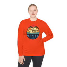 Load image into Gallery viewer, Greetings From New Smyrna Beach Credit Card Captain Long Sleeve Tee