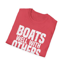 Load image into Gallery viewer, Boats Well With Others Official Credit Card Captain Softstyle T-Shirt