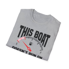 Load image into Gallery viewer, This Boat Doesn't Run on Thanks Funny Credit Card Captain Softstyle T-Shirt