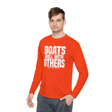 Load image into Gallery viewer, Boats Well With Others Official Credit Card Captain Lightweight Long Sleeve Tee