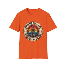 Load image into Gallery viewer, Sorry For What I Said While Docking the Boat Funny Official Credit Card Captain- T-Top Design Softstyle T-Shirt