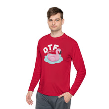 Load image into Gallery viewer, DTF Down To Float Flamingo Floatie Funny Lightweight Long Sleeve Tee