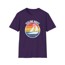 Load image into Gallery viewer, Feeling Nauti Sailboat Official Credit Card Captain Softstyle T-Shirt