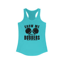 Load image into Gallery viewer, Show Me Your Bobbers Official Credit Card Captain Funny Women's Racerback Tank