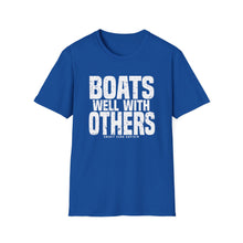Load image into Gallery viewer, Boats Well With Others Official Credit Card Captain Softstyle T-Shirt