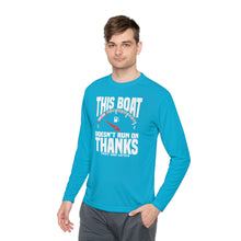 Load image into Gallery viewer, This Boat Doesn't Run on Thanks Funny Credit Card Captain Long Sleeve Tee