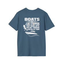 Load image into Gallery viewer, Boats Are Like Strippers Funny Official Credit Card Captain Softstyle T-Shirt