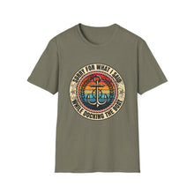 Load image into Gallery viewer, Sorry For What I Said While Docking the Boat Funny Official Credit Card Captain- T-Top Design Softstyle T-Shirt